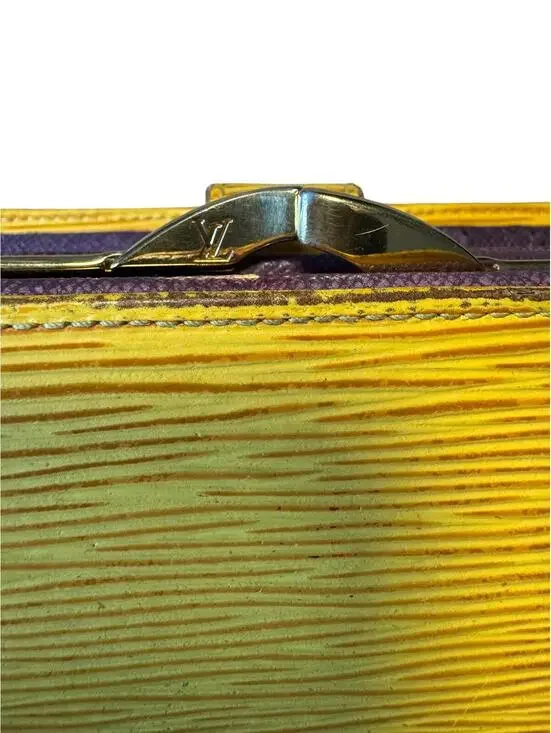 Louis Vuitton Yellow Epi Leather Wallet - Picture 7 of 9